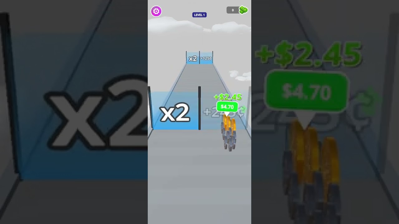 MAX LEVEL  Money Rush ​- All Levels Gameplay Android,ios Shorts # 1