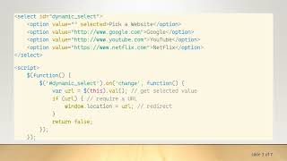 Redirect Users Based on Their Selection with Submit Button in JavaScript
