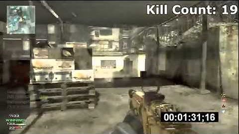 MW3│2 Min 5 Sec M4A1 MOAB│The Most Underrated Gun !