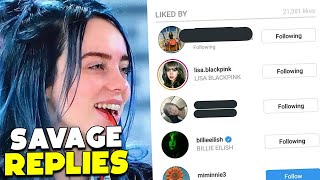 Billie Eilish's MOST SAVAGE Replies!