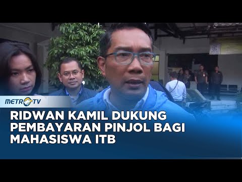 Ridwan Kamil Dukung Pembayaran Pinjol Bagi Mahasiswa ITB