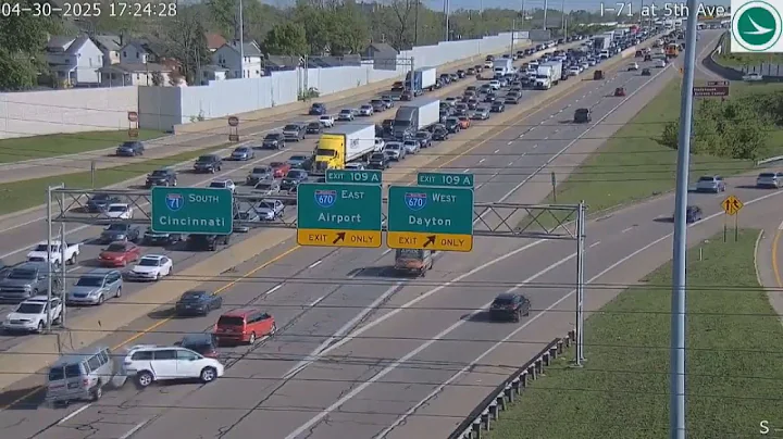 Multi-car crash on I-71 after car comes to complete stop on freeway and then drives away