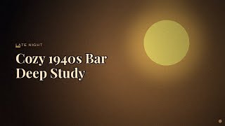 Jazz Piano & Bebop 🎷 Smoky 1940s Bar — Music for Studying