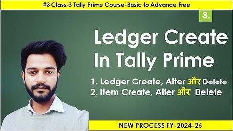 #3 Ledger Create in Tally Prime | How to Delete & Alter Ledger in Tally Prime 99% लोग नहीं जानते