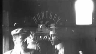 Head-on rail crash, 1910's.  Archive film 93643