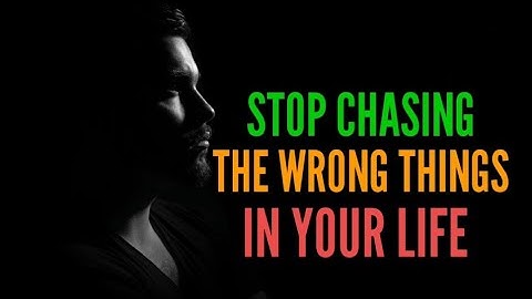 Stop chasing the wrong things | Motivational video | The J | #shorts