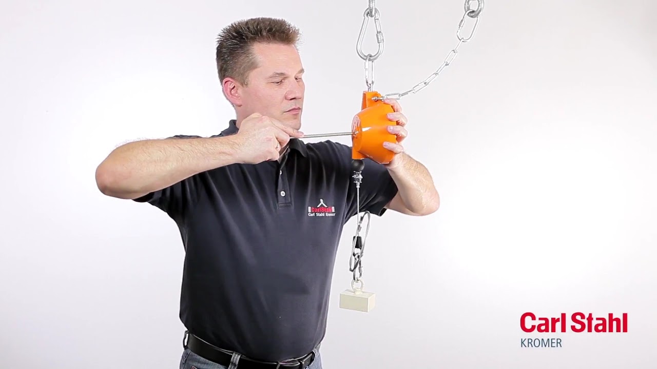 Load Retractor Adjustment of working load - Balancer 7223/8223, 7228/8228 - YouTube
