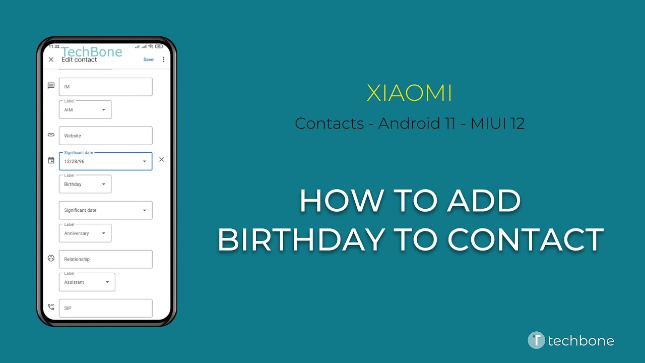 how-to-add-birthday-to-contact-xiaomi-android-11-miui-12-youtube