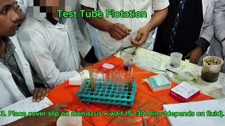 Fecal Flotation Technique in Veterinary Parasitology | Egg Identification Method