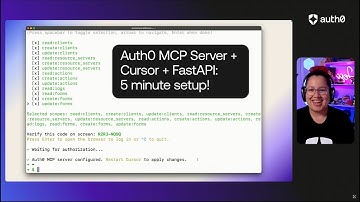 Using the Auth0 MCP Server and Cursor to set up a FastAPI web app