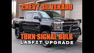How to change turn signal bulb  Chevy Silverado  Lastfit Upgrade