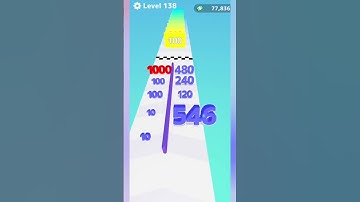 number run Merge level 138#numberrun#short charlet indino