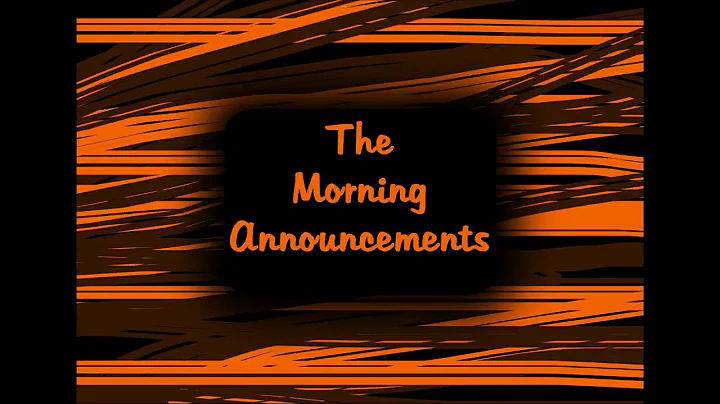 PTHS Morning Announcements Live Stream - November 15, 2017