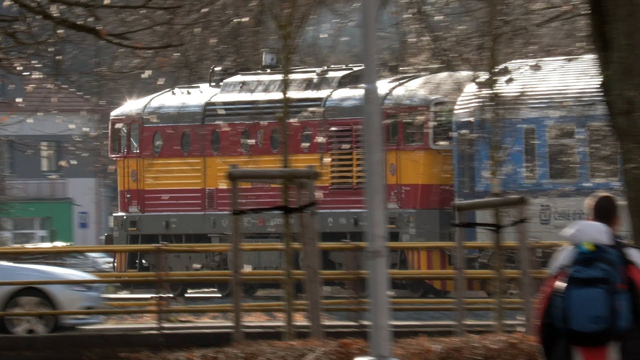 Vlaky, Luhačovice 30.12.2023