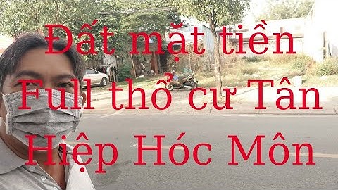 BÁN ĐẤT MẶT TIỀN SONG HÀNH TÂN HIỆP HÓC MÔN  45 TỶ SHR.