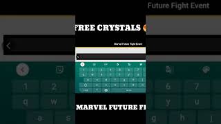 FREE CRYSTAL COUPON CODE 😍 HURRY UP #marvelfuturefight #mff #armainstream