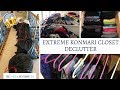 Extreme KonMari Closet Declutter - Closet Organization