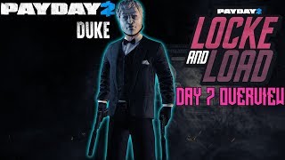 PAYDAY 2 - New Character Locke and Load Day 7 Overview [Crimefest 2017]