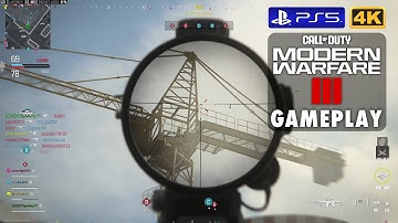 Call of Duty: Modern Warfare 3 Ground War [4K Gameplay] on PlayStation 5