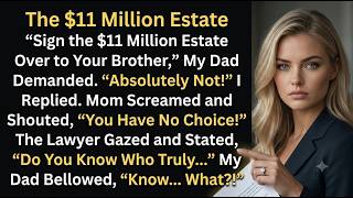My Parents Demanded I Sign Over My $11 Million Estate... Then the Lawyer Dropped a Bombshell! #story