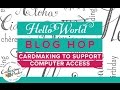 Hello World Chevron Card and Blog Hop!