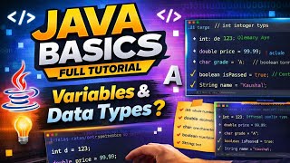 Java Basics in One Video 🚀 | Variables & Data Types Full Tutorial (Beginner to Pro) 🔥💻 #coding #java
