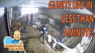 Ask the Pool Guy Time Lapse Camera 2 Gunite Day {Legendary Escapes}