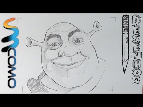 Vídeo: Como Desenhar Shrek Com Um Lápis Passo A Passo