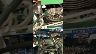 Swapping a power supply into an older computer #computer #electronic #technology #tech ￼￼