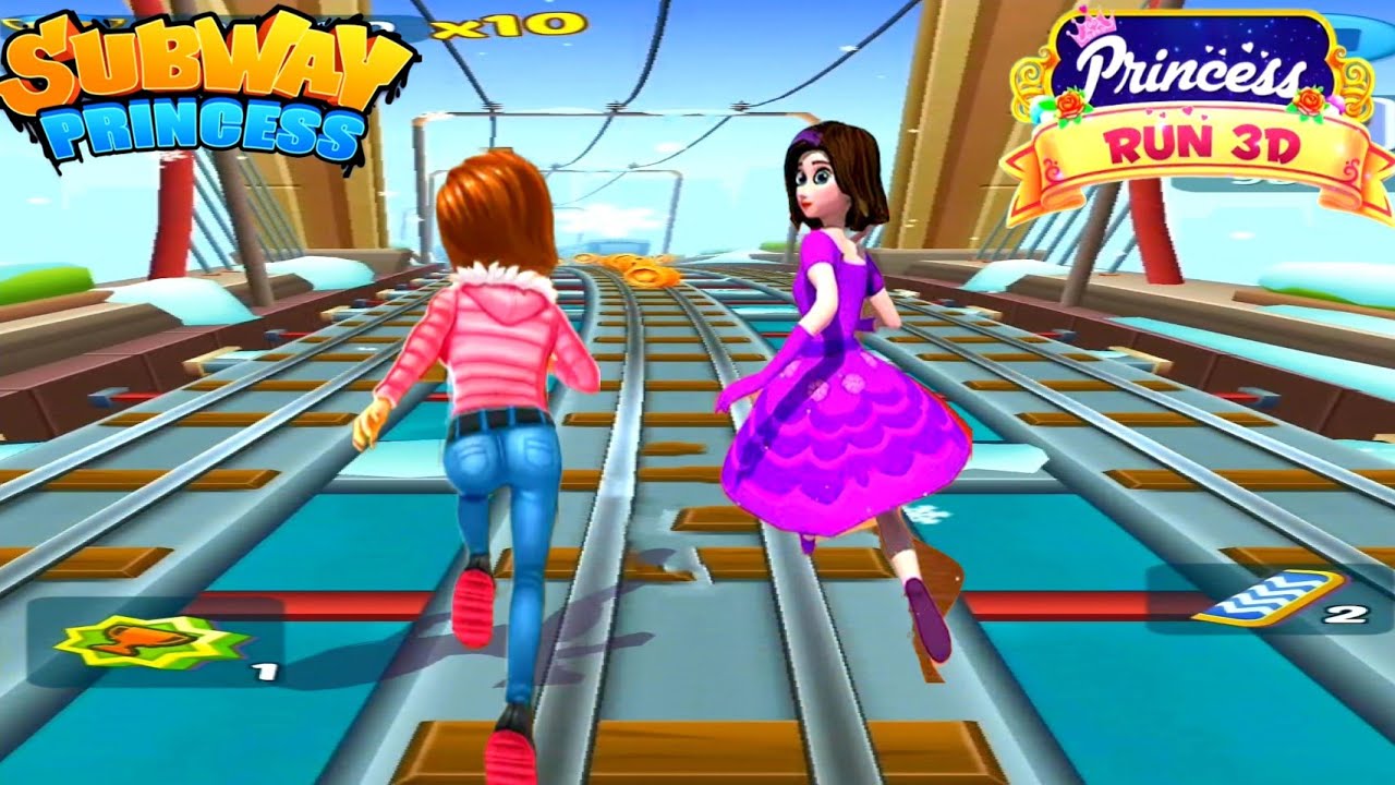 Subway Princess Runner V/S Princess Run 3D - Who Runs Fast??? Android ...