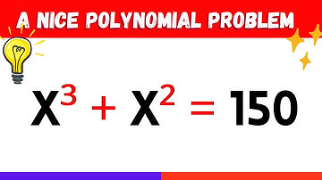 A NICE POLYNOMIAL PROBLEM Of degree 3 || Can You solve