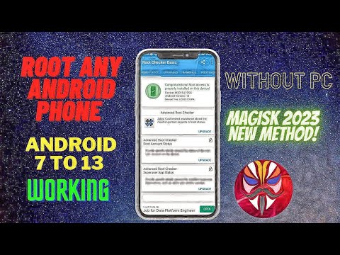 ? ROOT ANY ANDROID PHONE WITHOUT PC !! NEW ROOTING METHOD 2023 ⚡ WORKING ON Android 7 To 13 ?