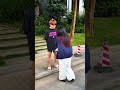 Sandy tries to steal a girl's phone #shorts #shortsfeed