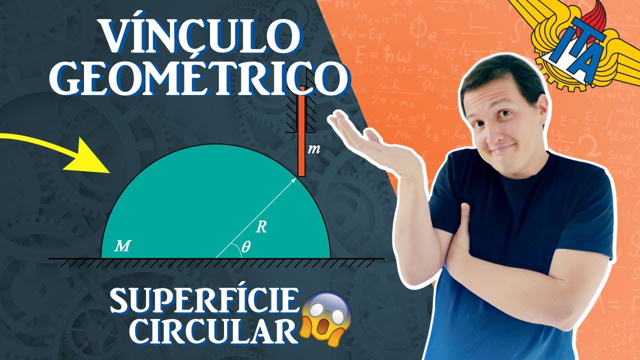 Vínculo geométrico em superfície circular!!! [Física para IME, ITA e OBF]