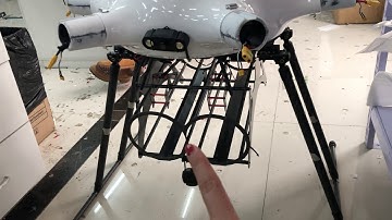 Gaia160 fire extinguisher drone with mx16 and dual fpv monitoring system