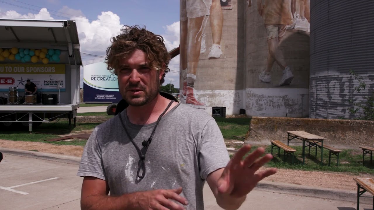 Inspired by Art: Guido van Helten and the McKinney Silo Mural Project