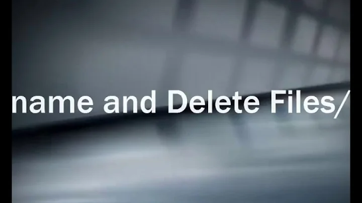 Rename and Delete Files and Directories in Linux | Linux Tutorial #8