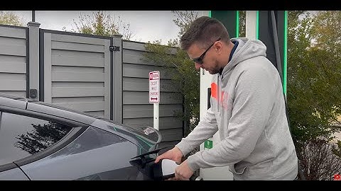 Tesla Model Y CCS Adaptor at Electrify America! EVBase! 3