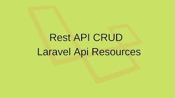 Rest Api CRUD in Laravel with Api Resources