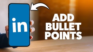 How To Add Bullet Points In Linkedin Job Description 2025 (iPhone & Android)
