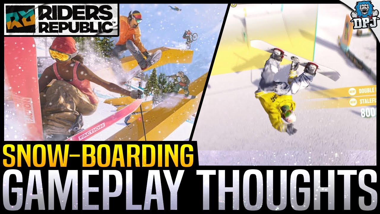 Riders Republic SNOWBOARDING / TRICKS GAMEPLAY THOUGHTS First Look