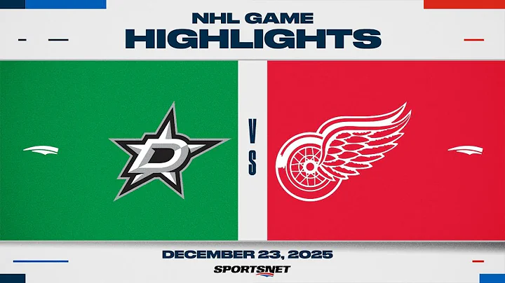 NHL Highlights | Stars vs. Red Wings - December 23, 2025