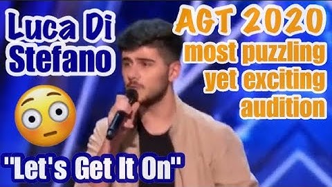 AGT 2020; LUCA DI STEFANO sings "Let