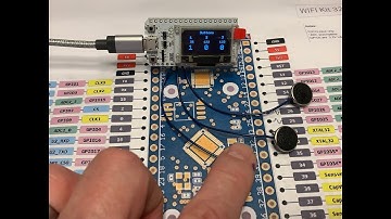 ESP32 Capacitve Touch Three Button Demonstration.