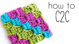 How to crochet C2C | Corner to Corner crochet tutorial ♥ CROCHET LOVERS