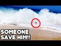 Tourists caught in huge waves cabo san lucas mexico  joogsquad ppjt