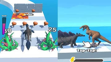 Dino Run 3D - Gameplay All Level Game Play Android And ios games