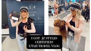 UTAH TRAVEL VLOG! JZ STYLES EXTENSION CLASS!