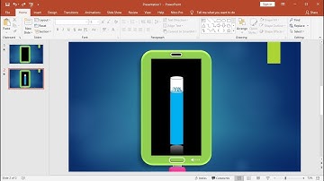 PowerPoint Training |How to Make a Slide Show Animation of Charging the Full Battery of a Phone