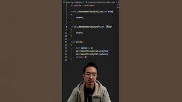C++ Pass By Reference